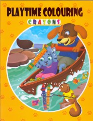 PLAYTIME COLOURING - CRAYONS