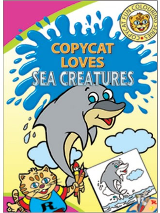 COPY CAT LOVES SEA CREATURES