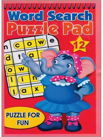 WORD SEARCH PUZZLE PAD-12