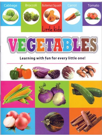 LITTLE KIDS BOOK VEGETABLES